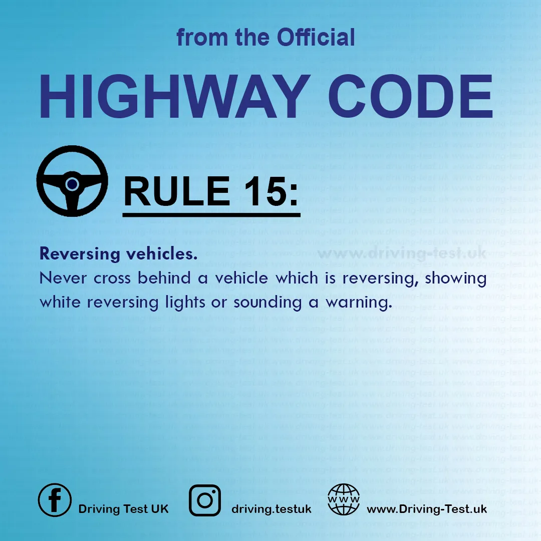The Highway Code UK pdf Driving Rules for pedestrians Rule 15