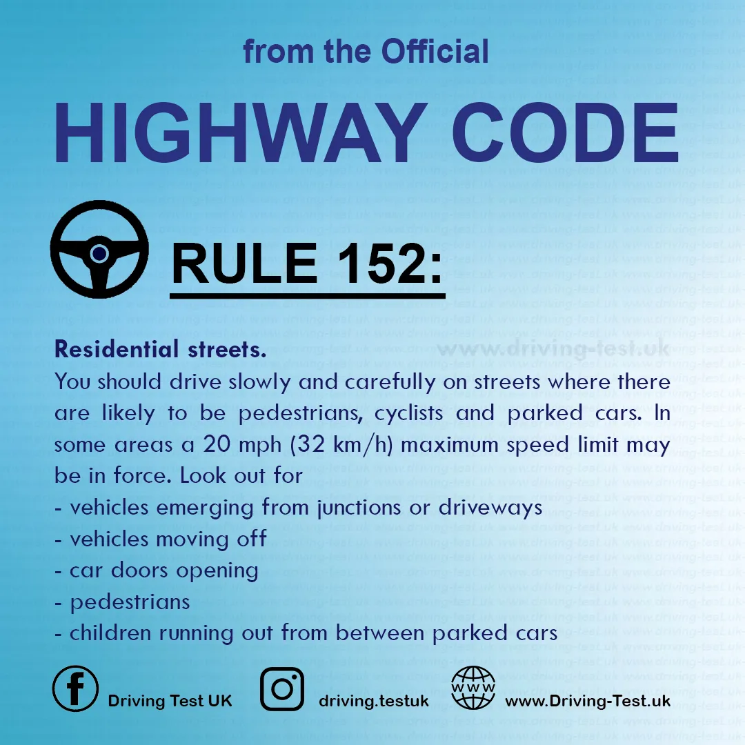 Road rules signs markings in the UK DVLA Rule 125