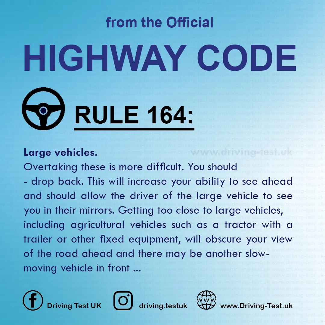 The Official Highway Code of Great Britain free pdf Using the road Rule 164