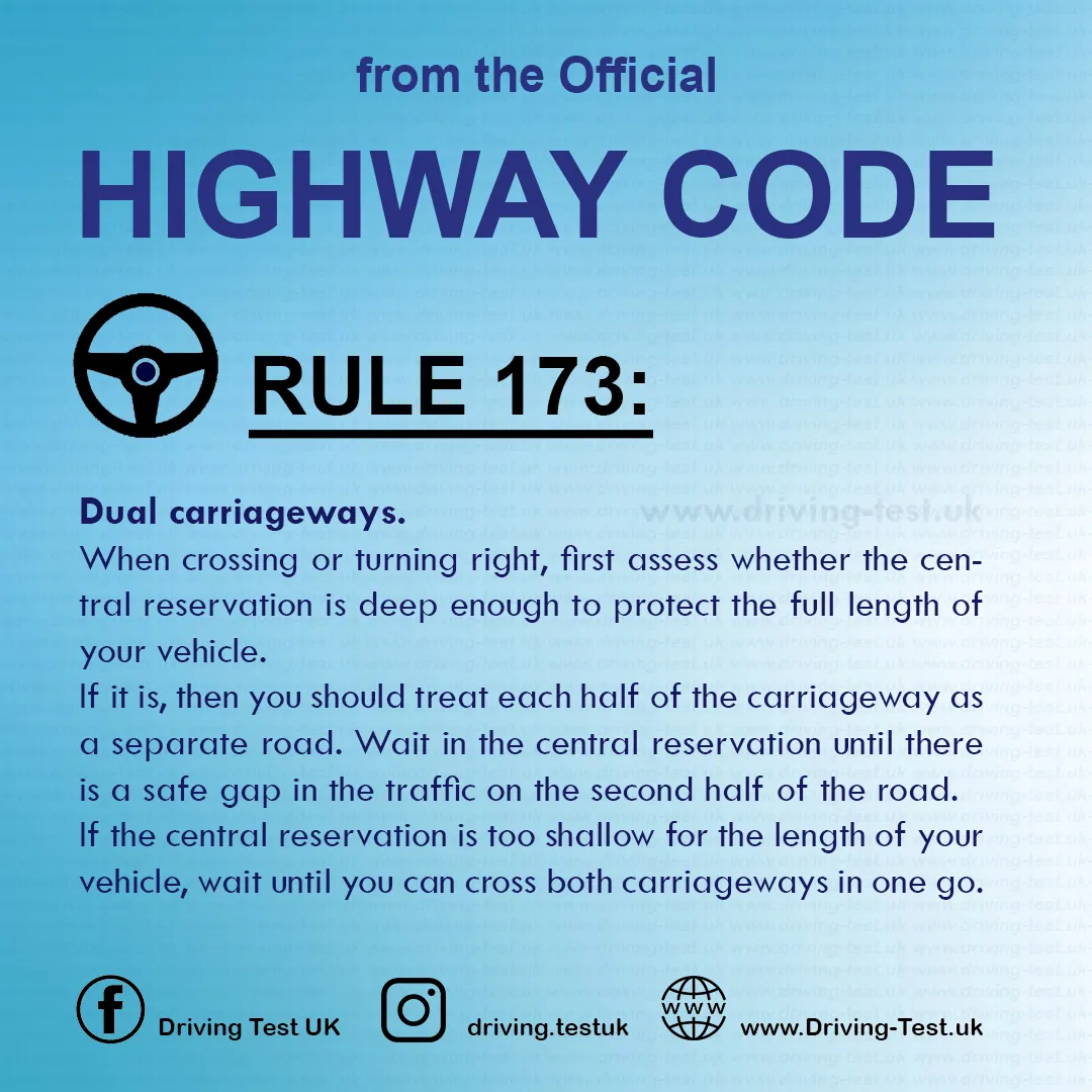 The Official Highway Code of Great Britain free pdf Using the road Rule 173