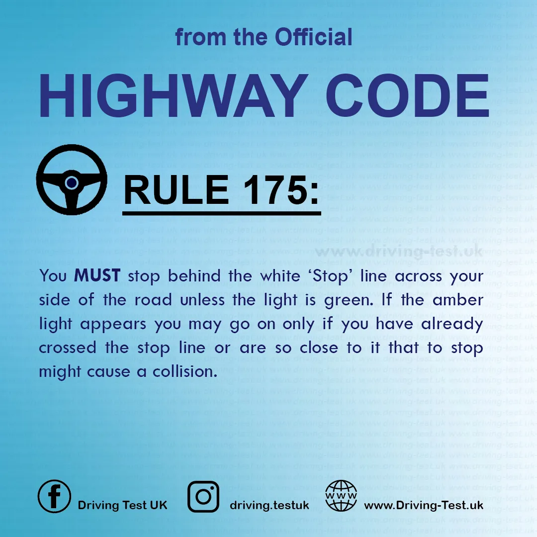 The Official Highway Code of Great Britain free pdf Using the road Rule 175