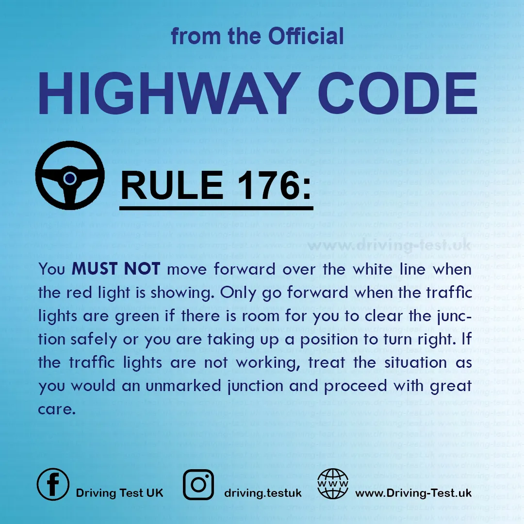 The Official Highway Code of Great Britain free pdf Using the road Rule 176