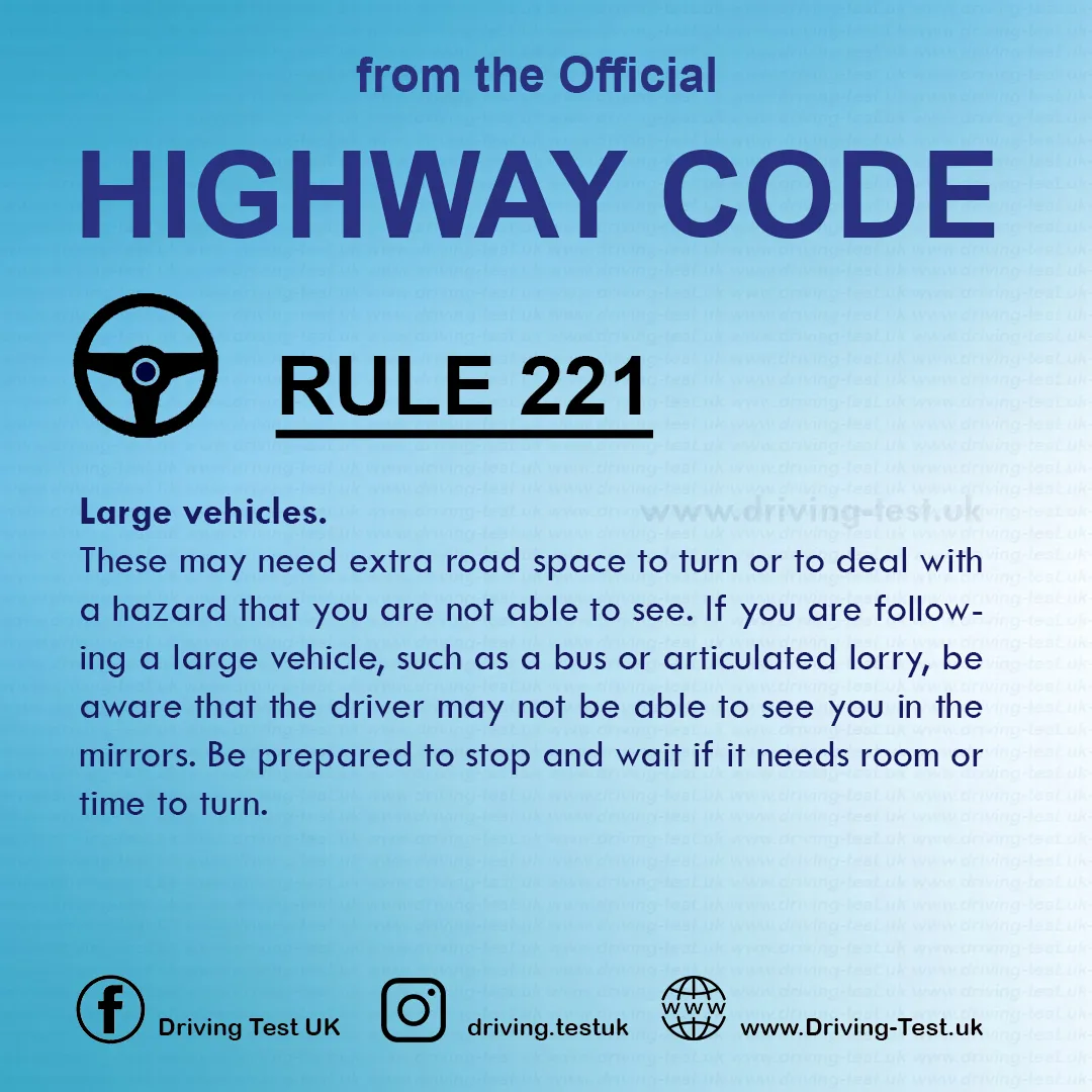 Vulnerable road users requiring extra care Highway Code UK driving licence Rule 221