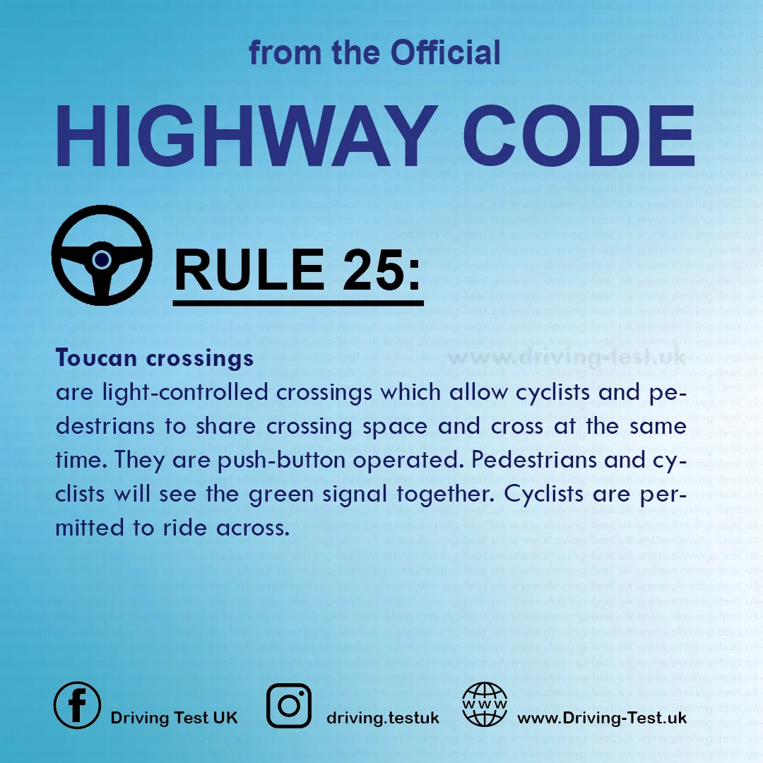 The Highway Code UK pdf Driving Rules for pedestrians Rule 25