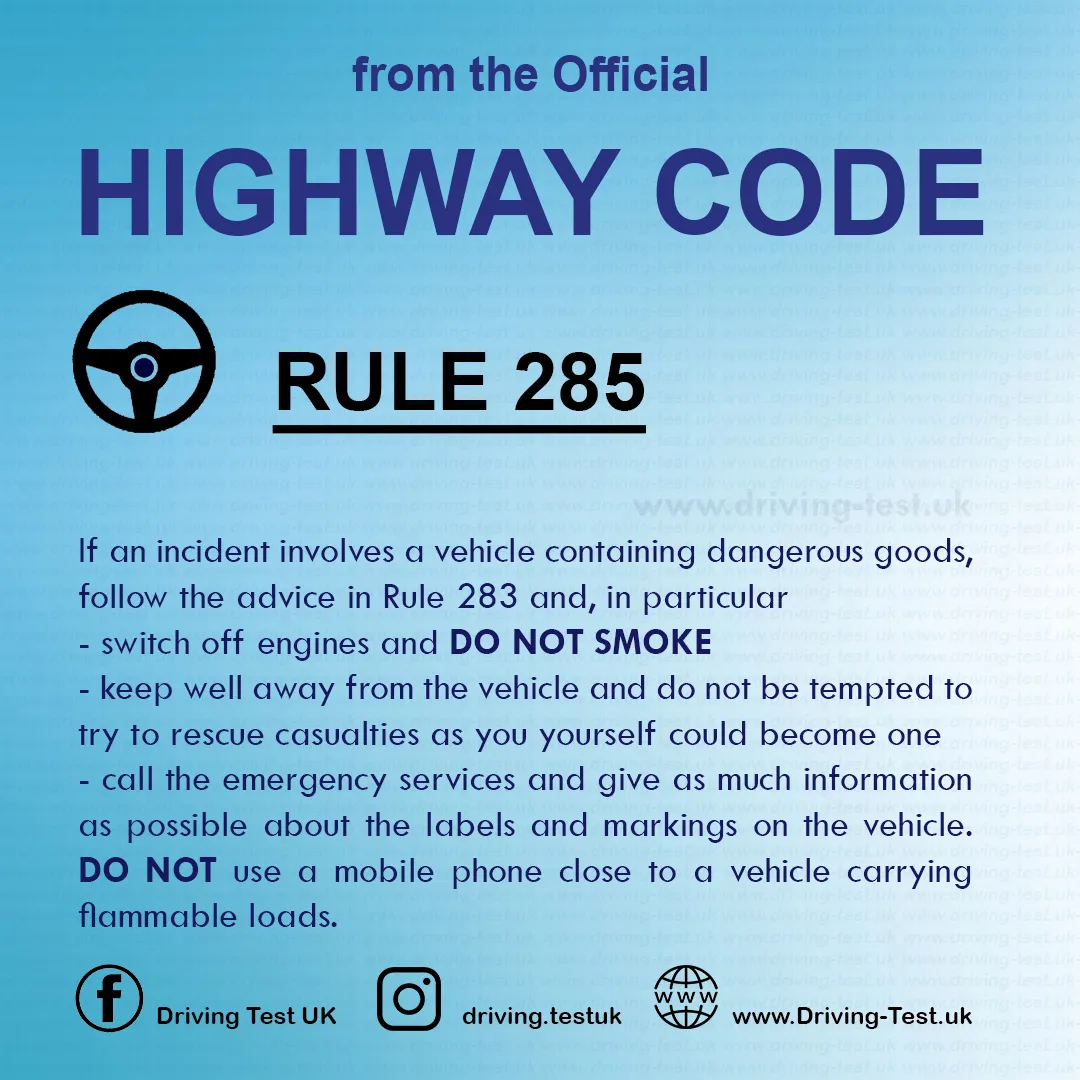 What to do if my car breaks down on motorway British Highway Code Rules free expert advice Rule 285