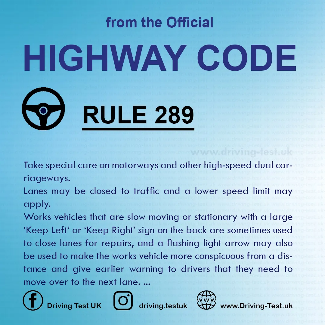 British Driving license UK how to pass exams Rule 289