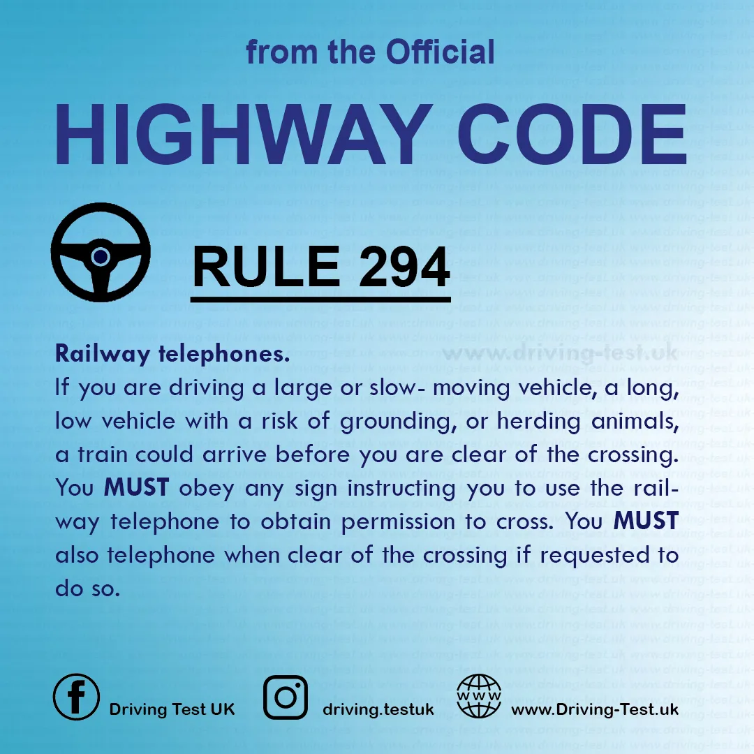 British Driving license UK how to pass exams Rule 294
