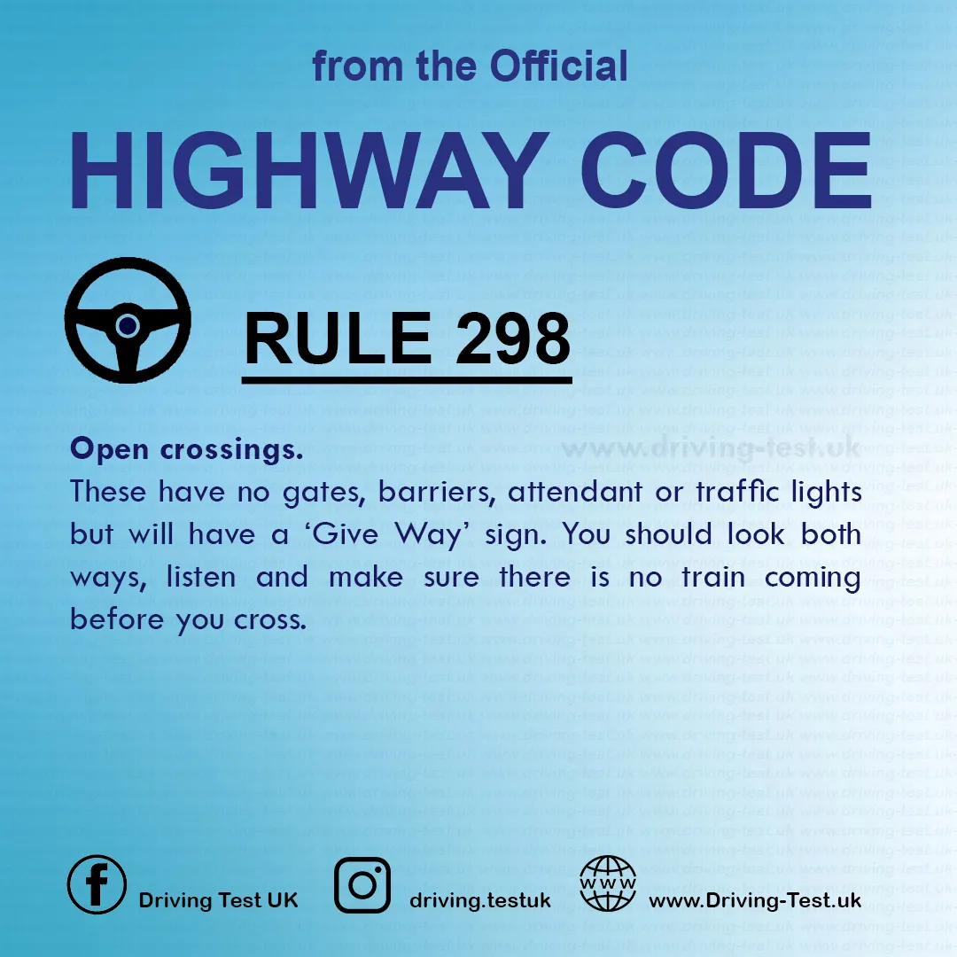 British Driving license UK how to pass exams Rule 298
