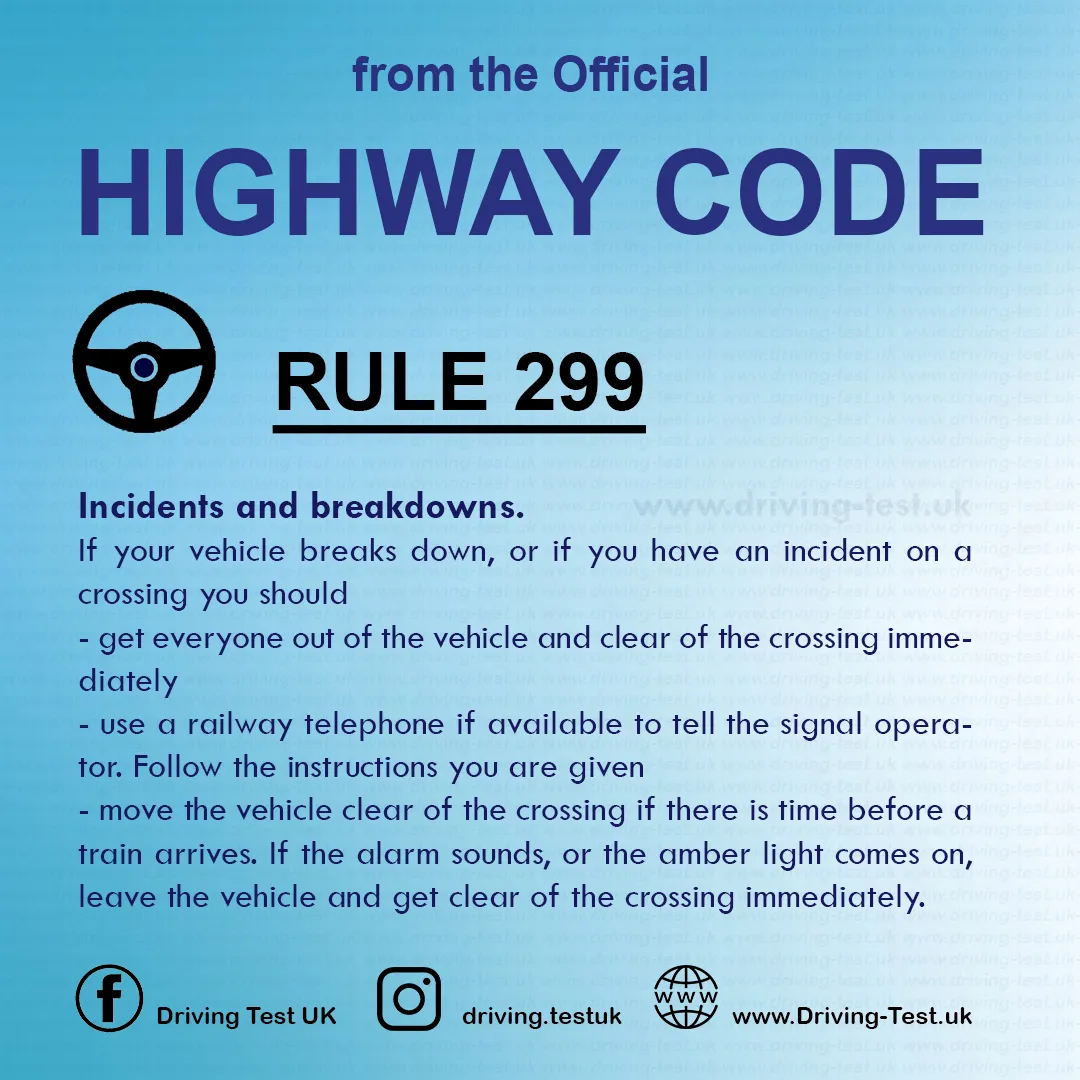British Driving license UK how to pass exams Rule 299