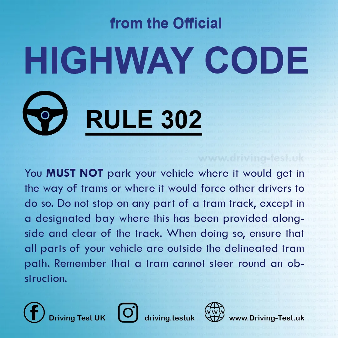 British Driving license UK how to pass exams Rule 302