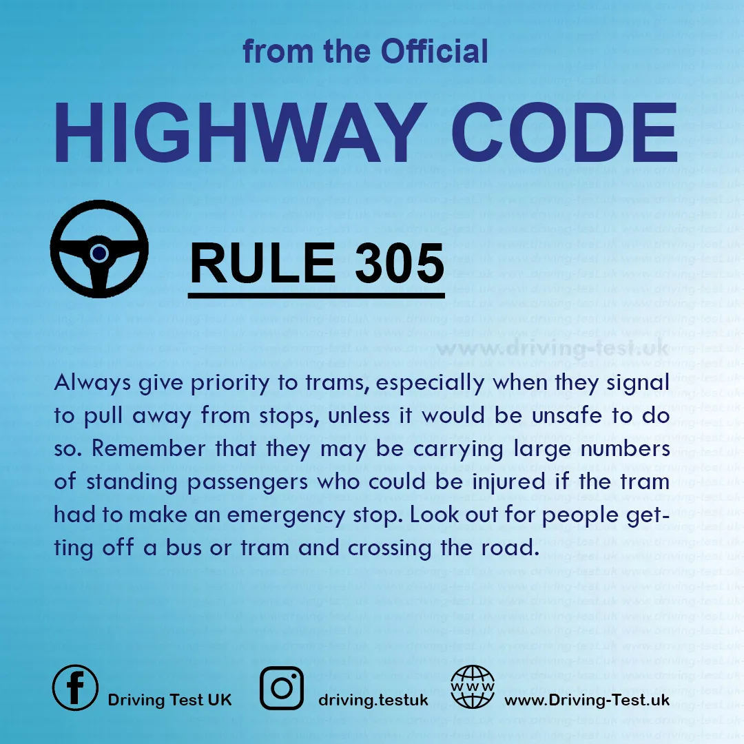 British Driving license UK how to pass exams Rule 305