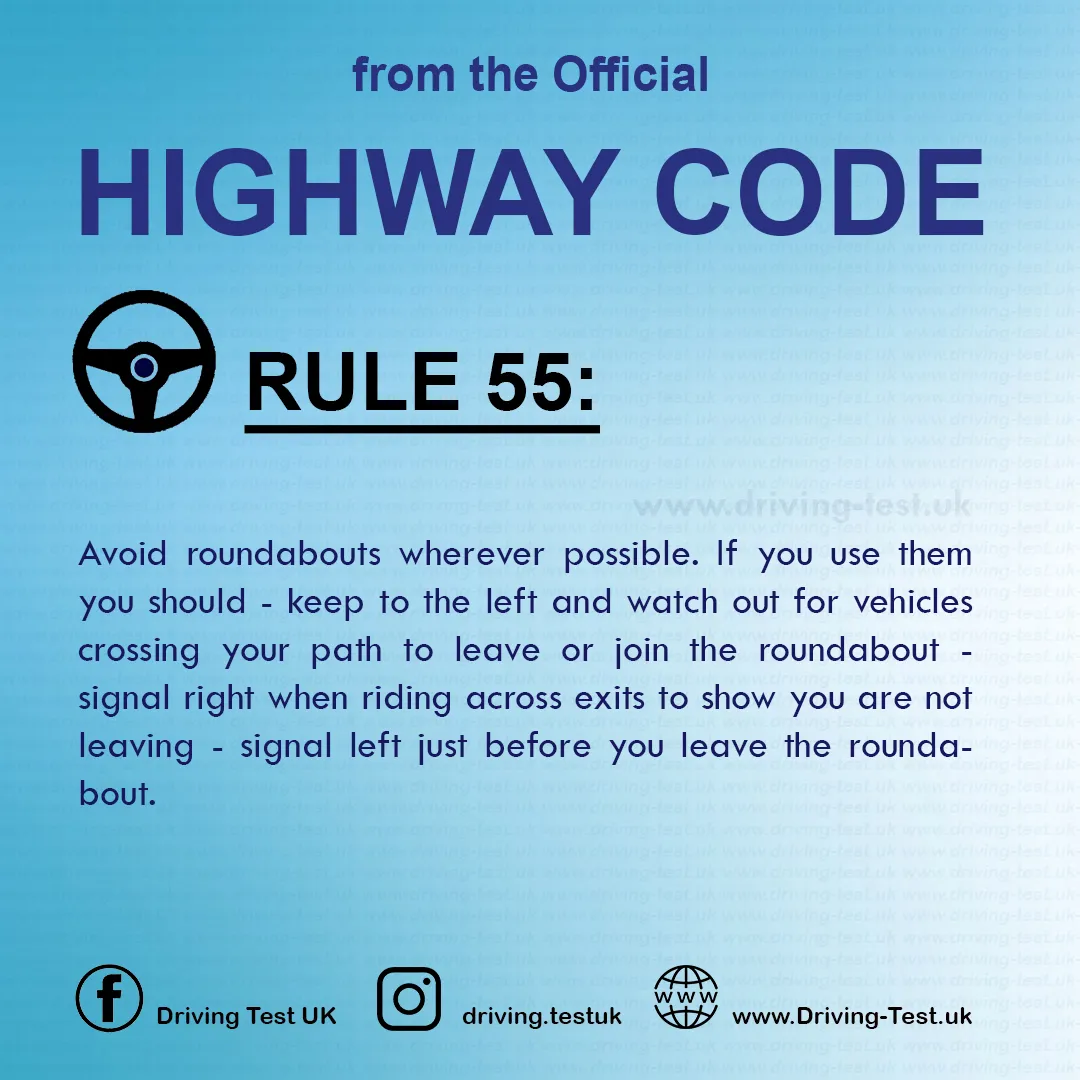 British Highway Code pdf Rules about animals Rule 55